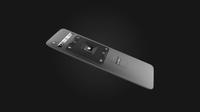 Capacitive 'touch' remote control used for surfacing contextual information