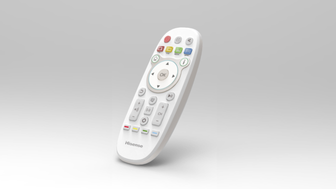 Integrated VIDAA TV Remote Control