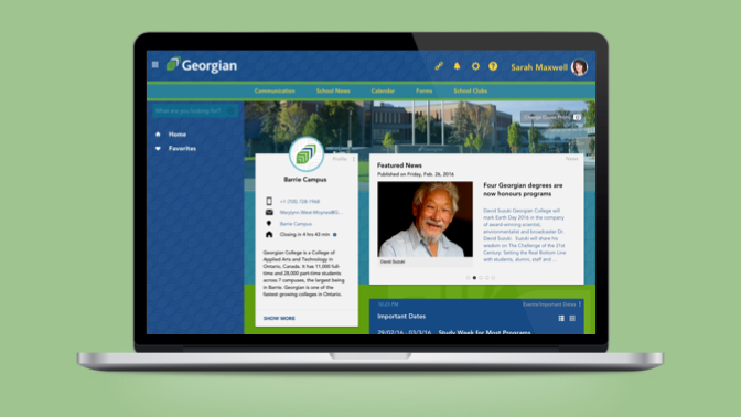 Georgian college student portals