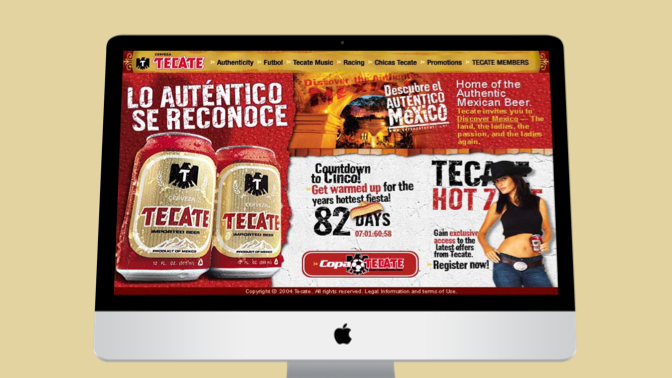 Tecate Beer Microsite